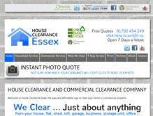 Tablet Screenshot of houseclearanceessex.co.uk